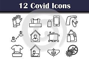 Covid Icon Set