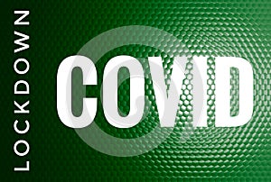 Covid Lockdown Coronavirus Covid-19 Outbreak Header Background Illustration