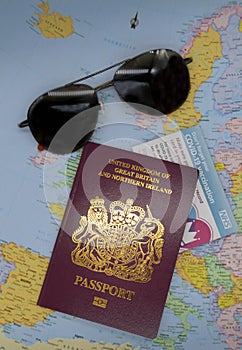 Covid 19 Vaccination card and UK Passport