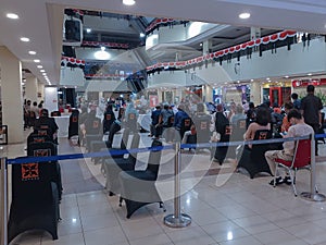 Covid-19 vaccination process at Botani Square Mall Bogor