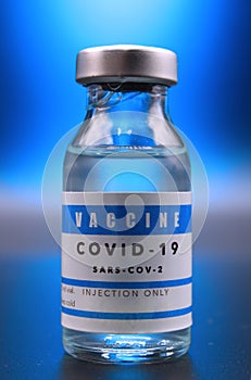 COVID-19 vaccine vials photo