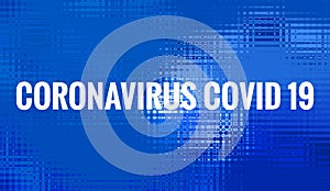 Covid Virus Desease Banner Abstract Background