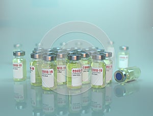 Covid virus 19, vaccine vial, cure, CoronavÃÂ­rus photo