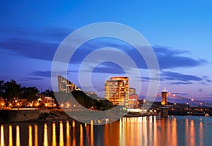 Covington Kentucky At Night photo