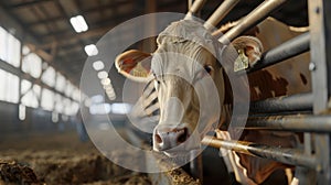 The Cow in the Barn. AI generated