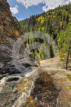 Cow Creek above Bridal Veil Falls in Autumn