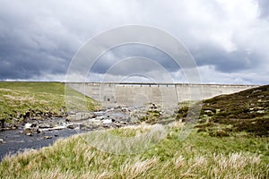 Cow Green dam, Upper Teesdale, UK