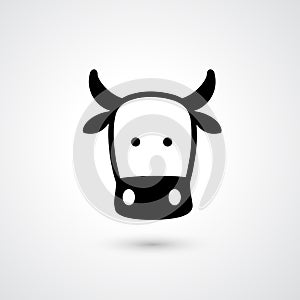 Cow head icon