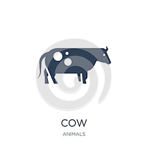 cow icon in trendy design style. cow icon isolated on white background. cow vector icon simple and modern flat symbol for web site