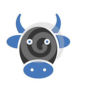 Cow Isolated Vector icon that can be easily modified or edited
