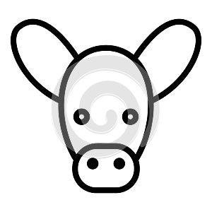 Cow Isolated VectorI con which can easily modify or edit
