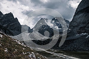 Cow lake, Lac des Vaches, Vanoise national Park, France