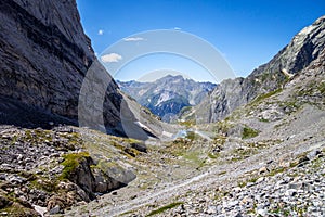 Cow lake, Lac des Vaches, in Vanoise national Park, France