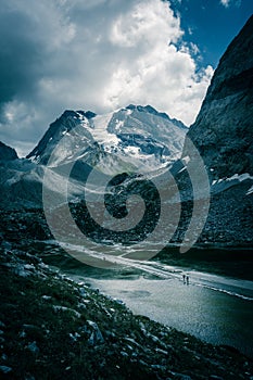 Cow lake, Lac des Vaches, Vanoise national Park, France