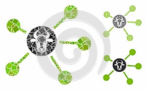 Cow links Composition Icon of Tremulant Items photo