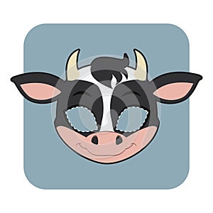 Cow mask for festivities