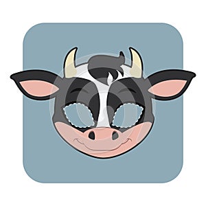 Cow mask for festivities photo