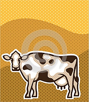 Cow Pop Art