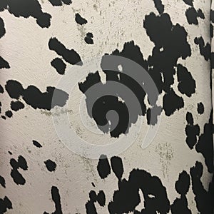 Cow print background fabric pattern