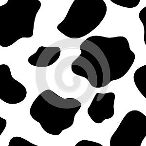 Cow Seamless Pattern Background Vector