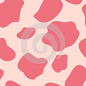 Cow Seamless Pattern Background Vector