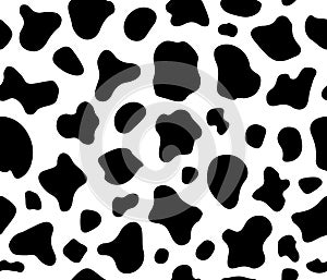Cow seamless texture design background pattern repeats background wallpaper. Dotted background. Stock vector illustration