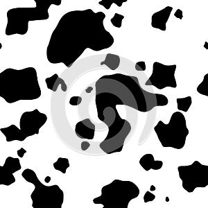 Cow skin texture. Animal print dalmatian dog stains.