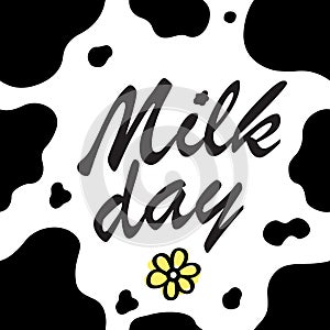 Cow texture pattern repeated seamless brown and white lactic chocolate animal jungle print spot skin fur milk day photo