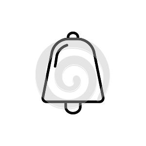 Cowbell icon isolated on white background