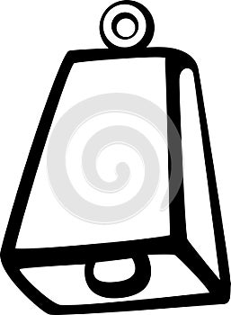 cowbell vector illustration