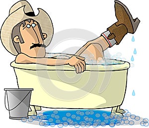 Cowboy Bath