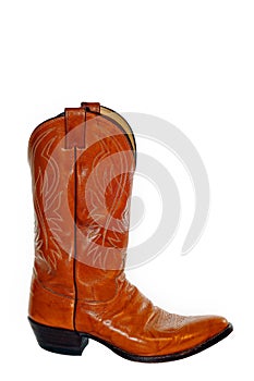 Cowboy Boot Isolated on White Background