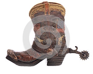 Cowboy Boot with Spur