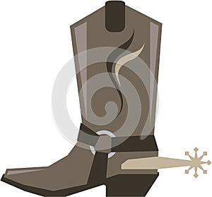 Cowboy Boot Vector