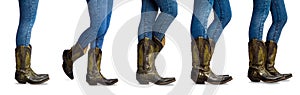 Cowboy boots jeans