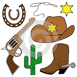 Cowboy design elements