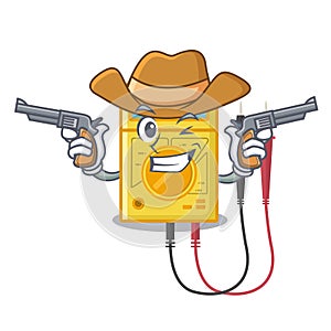 Cowboy digital multimeter in the mascot closet