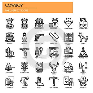 Cowboy Elements , Pixel Perfect Icons