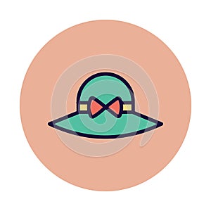 Cowboy hat Isolated Vector icon which can easily modify or edit