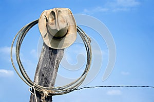 Cowboy Hat and Lasso