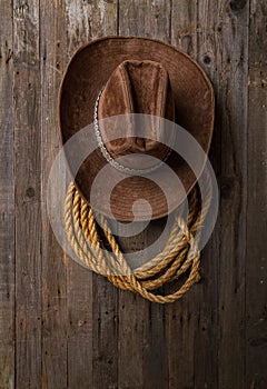 Cowboy hat wall