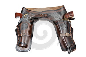 Cowboy Holster And Revolver