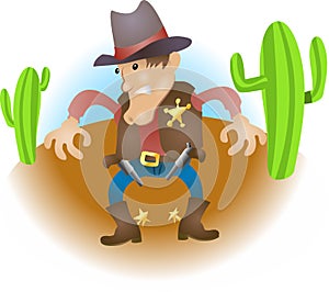 Cowboy illustration