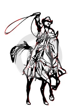 Cowboy illustration