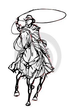 Cowboy illustration