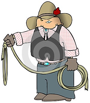 Cowboy With A Lariat