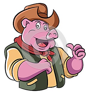 Cowboy Pig