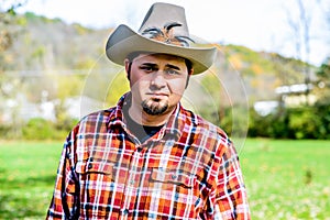 Cowboy Rancher looking Disgusted photo