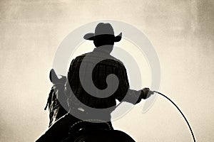 Cowboy rodeo photo