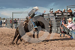 Cowboy Rodeo Bull Riding